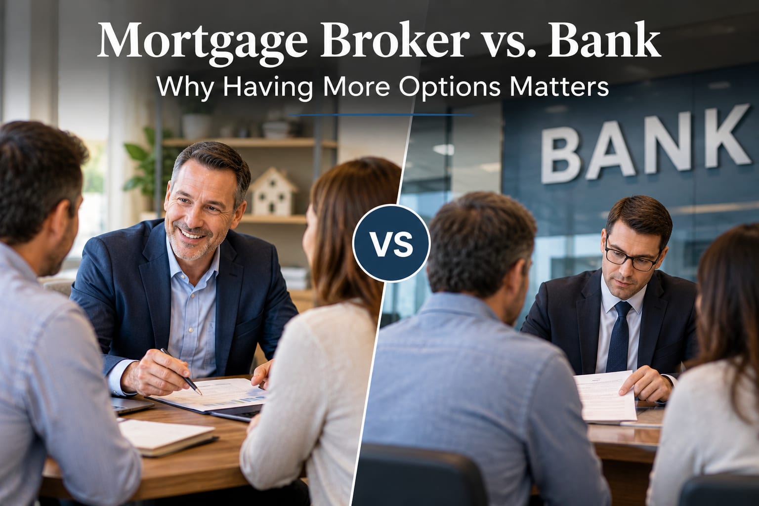 Mortgage Broker vs. Bank: Why Having More Options Matters